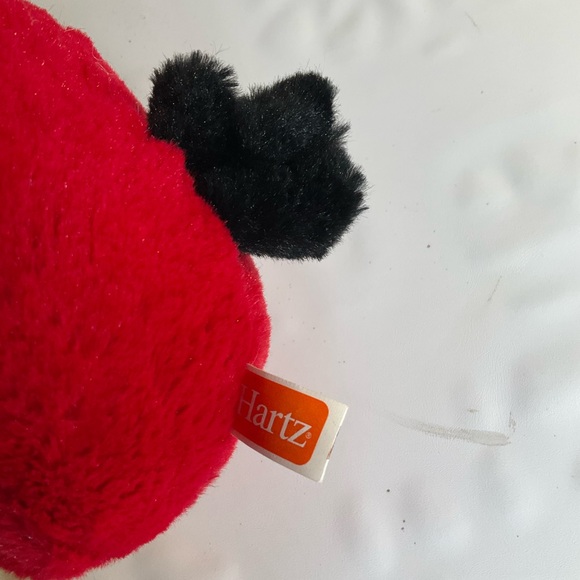 Hartz Angry Bird Red Plush Stuffed Animal Toy No Sound Yellow Black Brown White - Picture 2 of 3